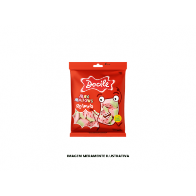 MARSHMALLOW - DOCILE - 220g RECHEADO FORM MORANGO